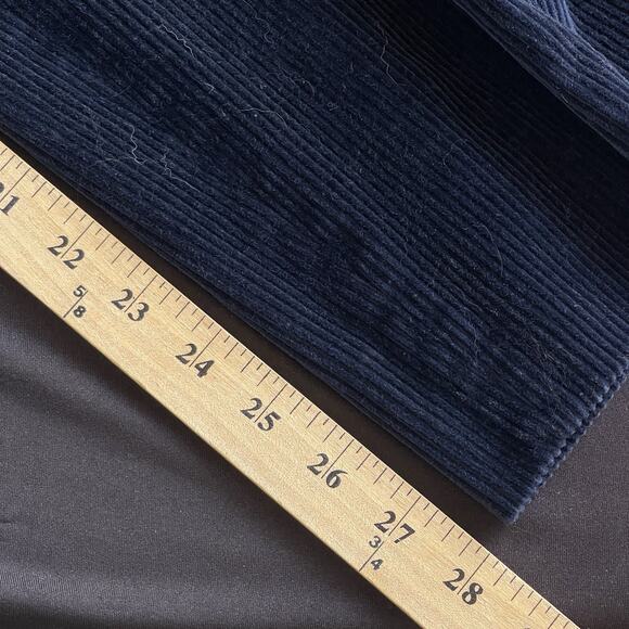 Vintage Corbin Off the Cuff Mens 38x28 Blue Corduroy Pants Cotton 90s Trouser - Picture 10 of 10